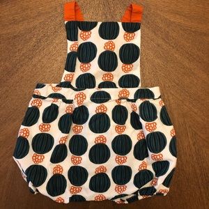 Cactus bib romper/overalls